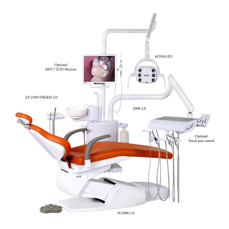 TPC Dental | LP2115-L550LED / LP2100-L550LED Laguna 2.0 Electromechanical Chair Mount Operatory Packages